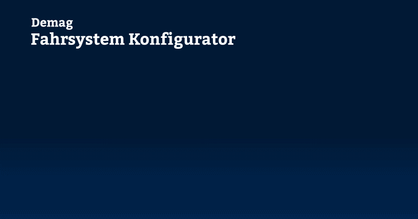 DEMAG_FahrsystemKonfigurator