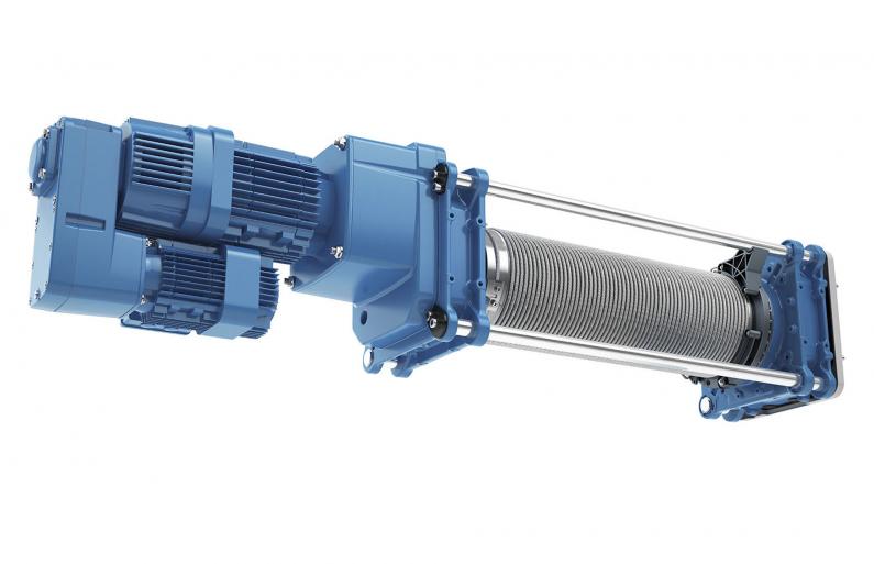 The DMR modular rope hoist in co-axial design