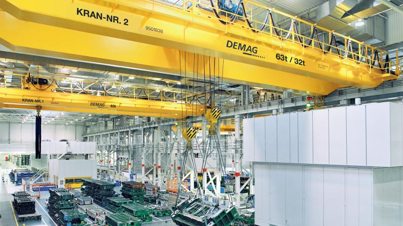 Process cranes for automotive industry 39140-9