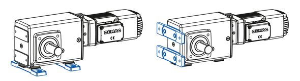 Geared motor angular 2