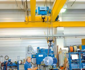 Werkstatt in einer Papierfabrik