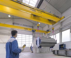 Per Funk gesteuerter Zweiträger-Laufkran ZKKE