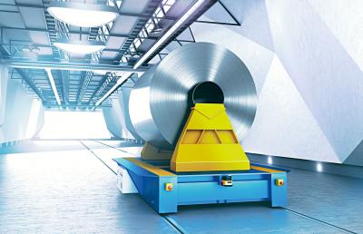 Transfer carriage with battery drive