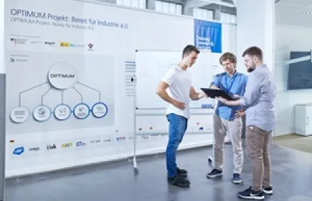 Das Team der Demag Research an Business Factory besteht aus Ingenieuren und Projektleitenden.