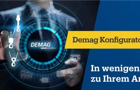 Demag Konfiguratoren für ein Angebot in wenigen Klicks.