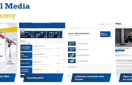 Einblicke in die Demag Social Media Academy.