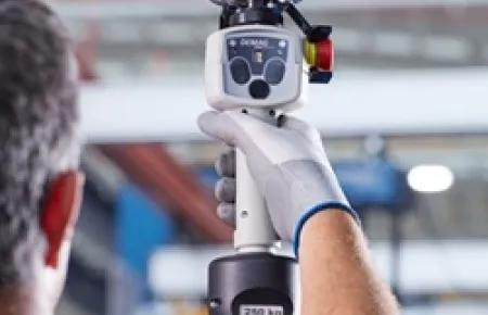 Demag Steuerschalter D-Grip Servo als Basis für ein intuitives Material Handling.